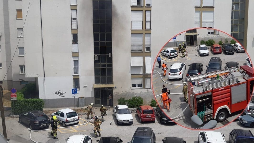 PLANUO STAN U SPLITU Više vatrogasaca i Hitna pomoć dojurili na teren, evo što doznajemo