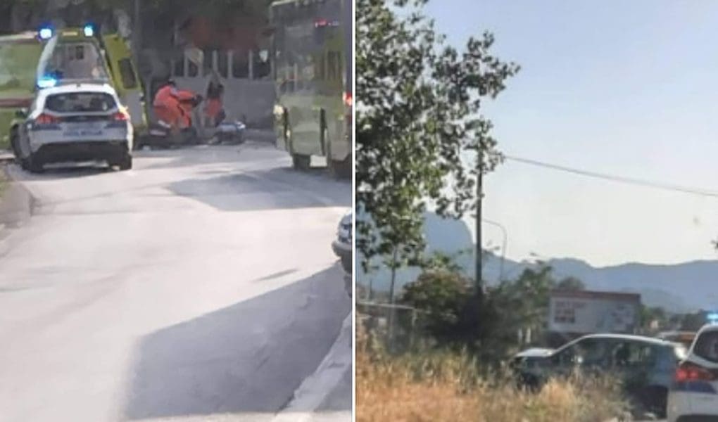 UŽAS U DUJMOVAČI Teška prometna nesreća, sudarili se osobni automobil i motocikl...