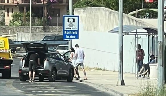 Prometna nesreća na izlazu iz Splita