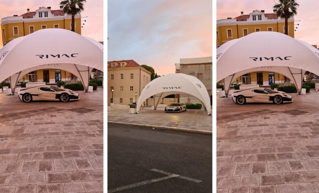 NESTVARAN PRIZOR Rimac Nevera ispred splitskog HNK!