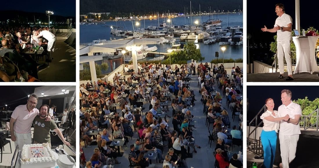 VIDEO Ovacije u Splitu na premijeri nove komedije u izvedbi Tarika Filipovića: Krcata Lora na premijeri "Sex i glad - doktor za one stvari"