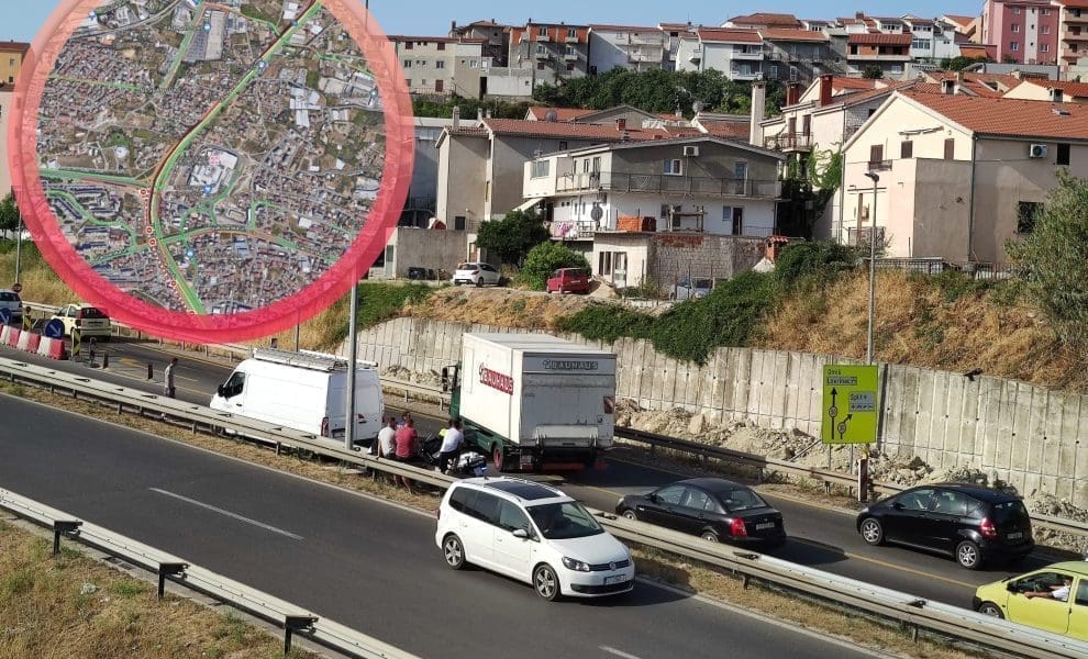 JUTARNJI KRKLJANAC Sudar kamiona i auta na ulazu u Split. Vozači, oprez, gužve su ogromne!