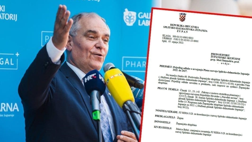 ZAVRŠILA JOŠ JEDNA SKUPŠTINA Župan Boban zadovoljan: "Veseli me što je Plan razvoja SDŽ usvojen velikom većinom"