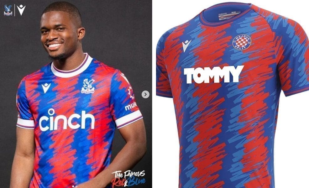 SLUČAJNOST ILI NE? Ovo je domaći dres engleskog premijerligaša. Neodoljivo podsjeća na Hajdukovu gostujuću kombinaciju