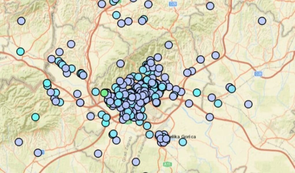 EMSC objavio kartu: Građani danas masovno prijavljivali potres