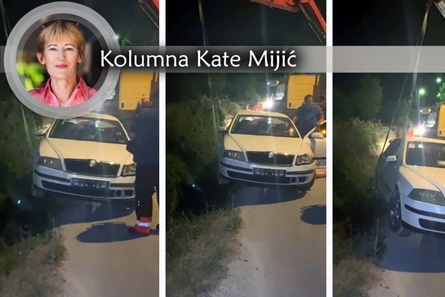 AUTO S CIJELOM OBITELJI VISIO NAD PROVALIJOM "Hvala ti, Bože, na tom centimetru koji nas je spasio od tragedije"