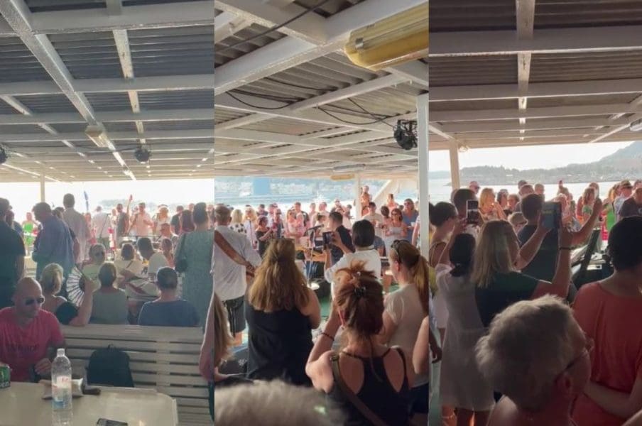 EMOCIJE SU VELIKE Na trajektu za Velu Luku pravi koncert: Oliverov nećak zapjevao 'Moj lipi anđele', pjeva se u čast glazbene legende Olivera Dragojevića