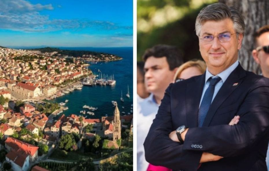 PREMIJER PLENKOVIĆ DVA DANA BORAVI NA HVARU Nakon Solina, brodom je stigao na otok