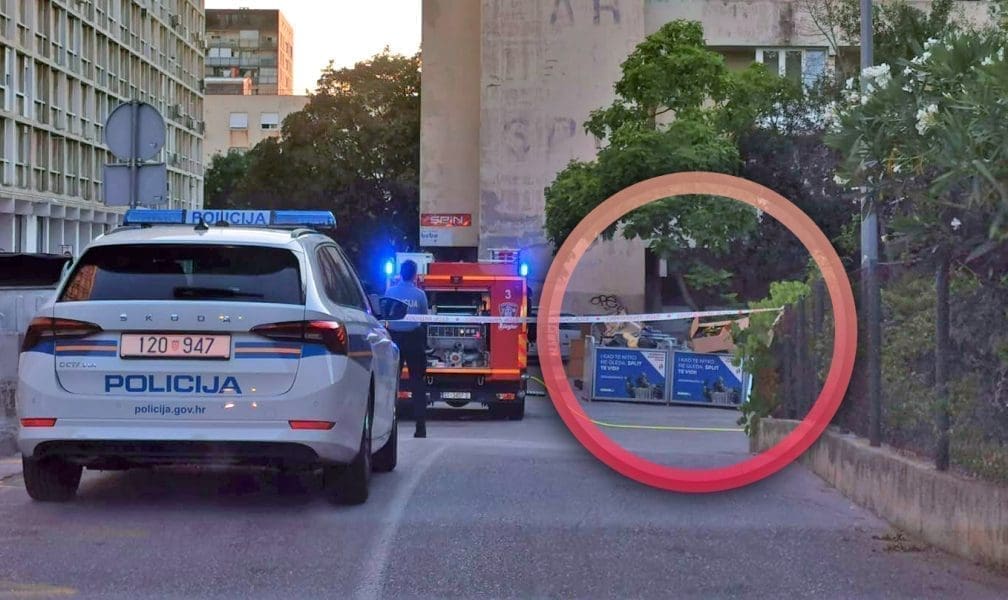 VIDEO Vatrogasci i policija dojurili na Spinut i ogradili kontejner. Doznajemo što se dogodilo