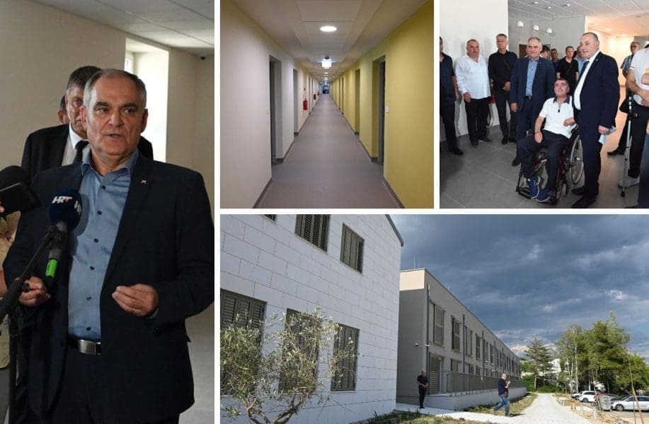 Ministar hrvatskih branitelja Tomo Medved i župan Splitsko-dalmatinske županije Blaženko Boban obišli Veteranski centar u Sinju