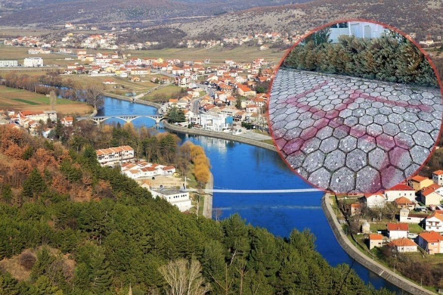 SRAMOTA U ZAGORI Pred hotelom u kojem se nalaze židovska djeca osvanuo kukasti križ