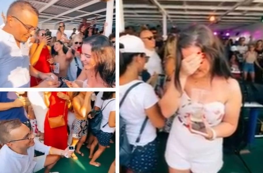 SUZE, RADOST I EMOCIJE Svi su pjevali poznatu Oliverovu pjesmu, a mladić je pred okupljenima zaprosio djevojku: Sve je snimljeno, donosimo vam video...