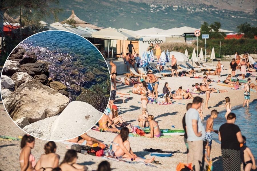 MUČNI PRIZORI NA POZNATOJ SPLITSKOJ PLAŽI "U jednom trenutku je ispuštena tekućina iz cijevi, a na površini vode su plivale čestice"