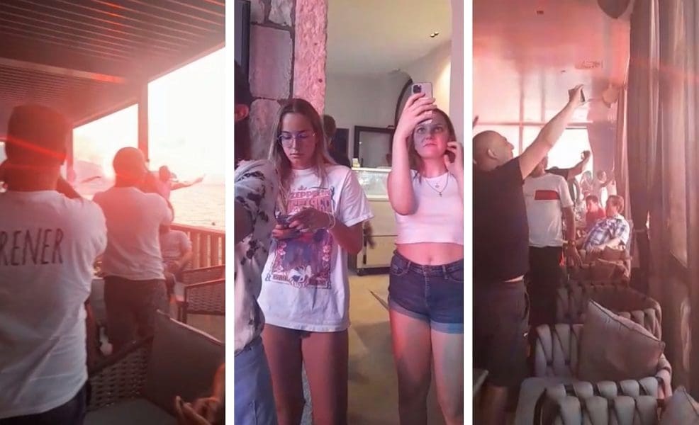 KAKVA FEŠTA PO DALMACIJI NAKON PROLASKA HAJDUKA Pogledajte kako je izgledalo slavlje na Braču nakon sučevog zvižduka