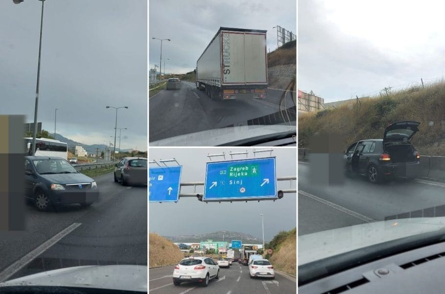 NESREĆA NA BRZOJ CESTI SOLIN-KLIS Stvaraju se gužve na ulazu u rotor Bilice iz smjera Splita, budite oprezni!