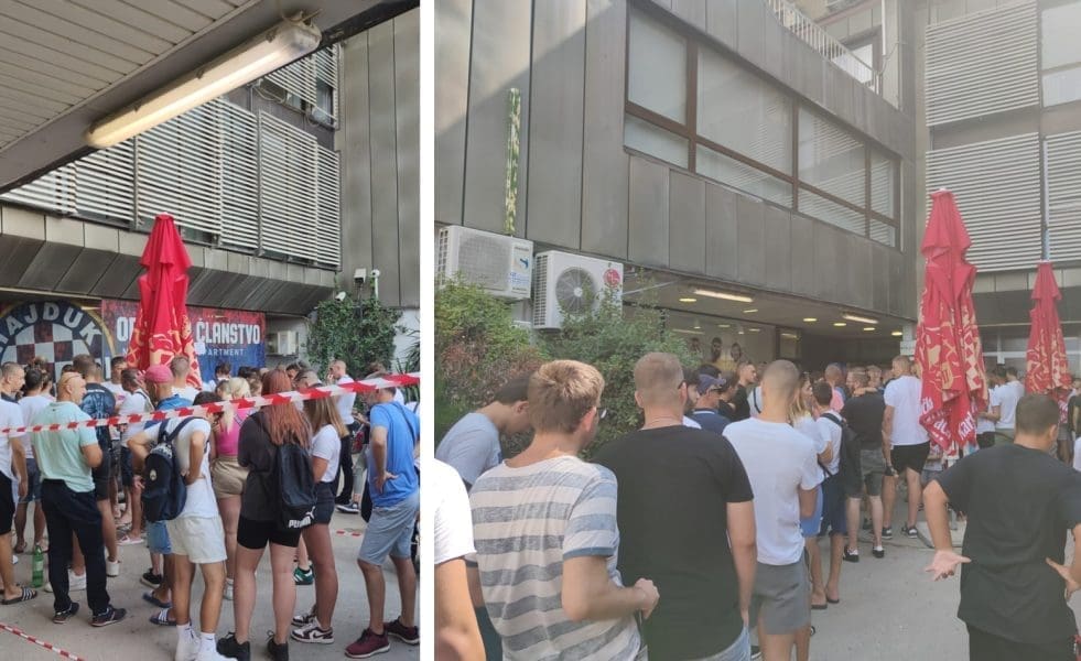 NAVIJAČKO LUDILO NA POLJUDU Ogromni redovi ispred stadiona, navijači pohrlili po svoje ulaznice za važnu utakmicu: Iz Hajduka imaju novu obavijest!