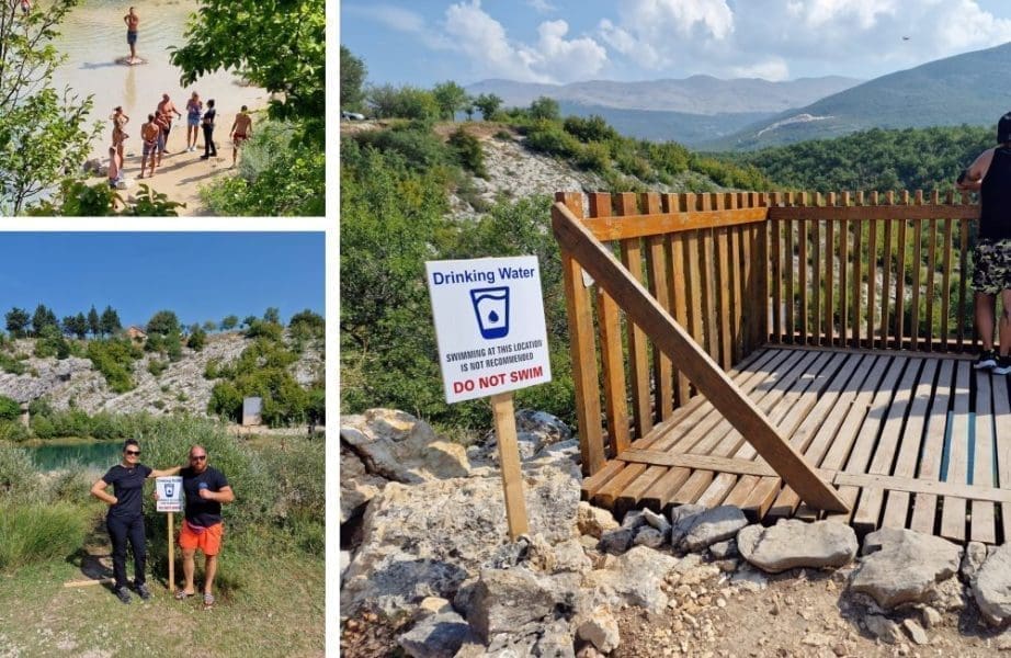 PREUZEO STVAR U SVOJE RUKE Županijski vijećnik postavio table upozorenja na Vrelu Cetine: "Krivac su društvene mreže"