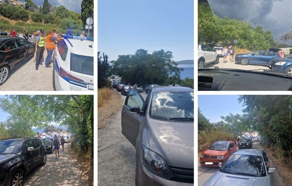 TOTALNI KRKLJANAC I NERVOZA NA KAŠJUNIMA Vozači ostali 'zatočeni' na parkingu, satima čekali izlaz s plaže: "Bilo je tu puno djece i starijih ljudi"