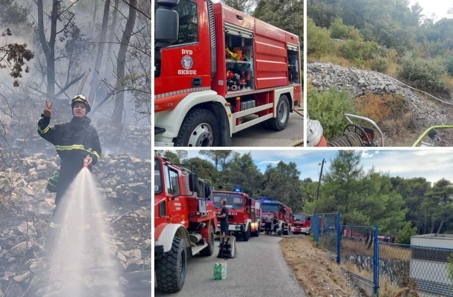 Požar na Čiovu je pod kontrolom vatrogasaca!