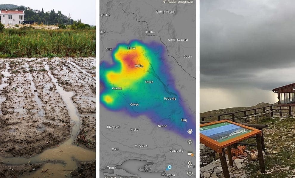 VIDEO Grmljavinsko nevrijeme zahvatilo dio Dalmacije: "Za pome i kukumare je kasno, ali bit će mrkve, blitve, raštike, cikle..."
