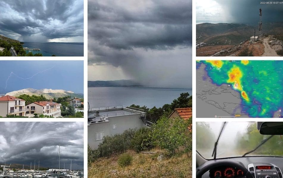 LJETNA OLUJA NA KRAJU KOLOVOZA Preko 50 litara palo u dijelu Zagore: "Morali smo zaustaviti automobil"