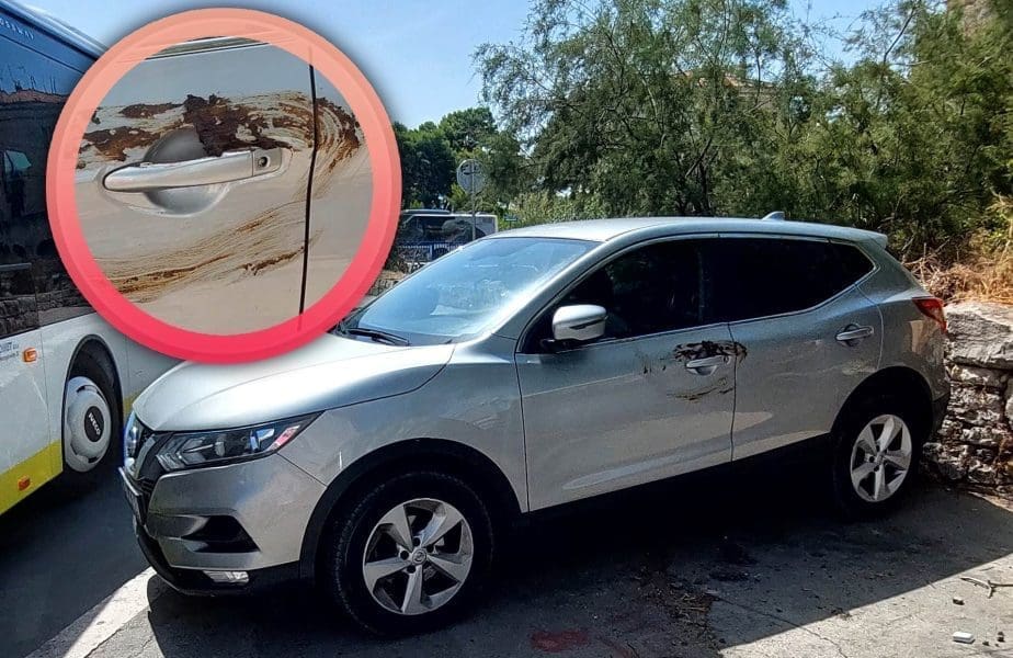 NEVJEROJATAN PRIZOR NA BAČVICAMA Vozača dočekao hladan tuš kada se vratio do automobila: "Kome je ovo samo palo na pamet?"