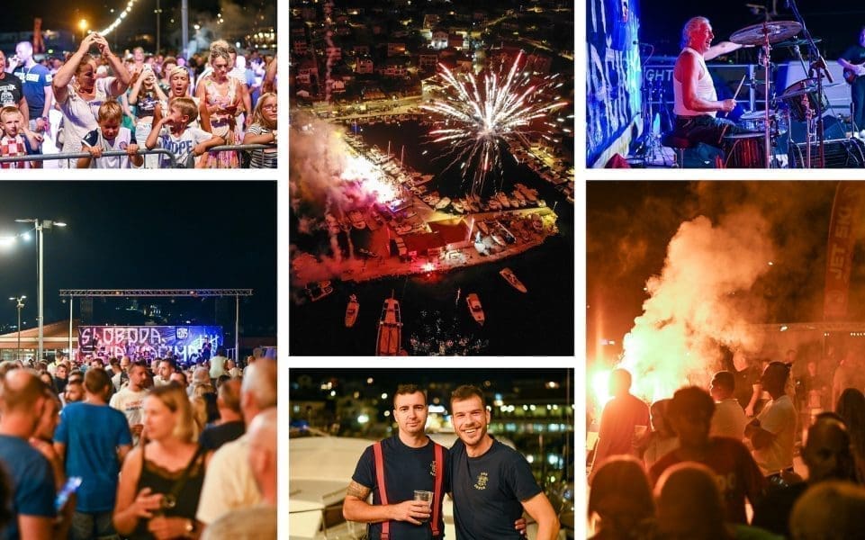 ZABAVA O KOJOJ ĆE SE DUGO PRIČATI Vatromet, bakljada, pjesma i ples na "Biloj noći" u Okrugu. Pogledajte ovu atmosferu...