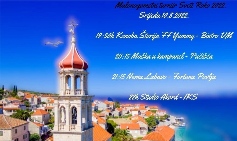 Malonogometni turnir Sveti Roko - Sutivan, 2022.