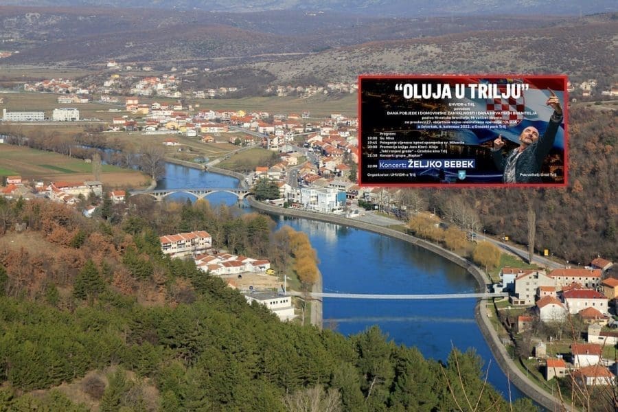 SPEKTAKULARNA OLUJA U TRILJU Nakon promocije knjige ''Tebi ranjeni grade'' veliki koncert Željka Bebeka