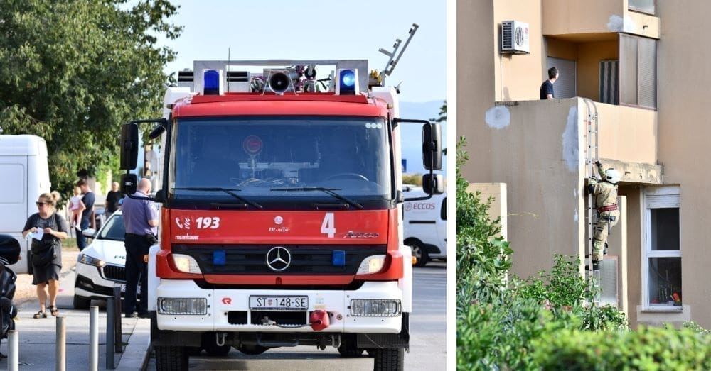 ŠTO SE DOGAĐA U SPLITU? Vatrogasna intervencija u zgradi, okupili se građani