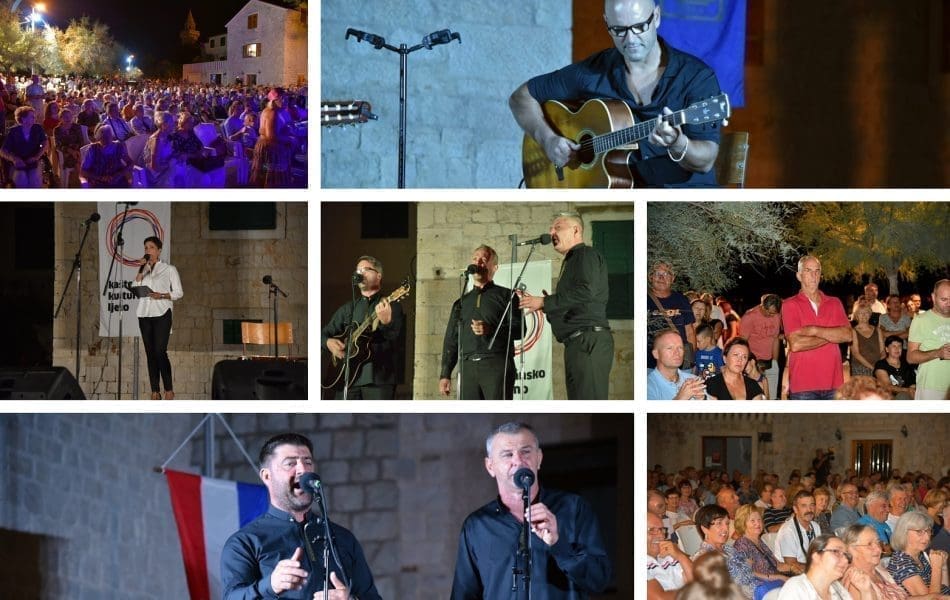 SVI SU GUŠTALI U BROJNIM DOGAĐAJIMA Svečano zatvoreno Kaštelansko kulturno ljeto: Održan koncert klape Cambi i Tedija Spalata