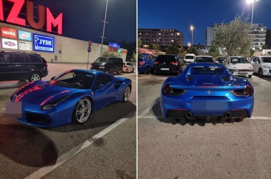 Ferrari ukrao pažnju Splićana, svi su ga s oduševljenjem fotografirali