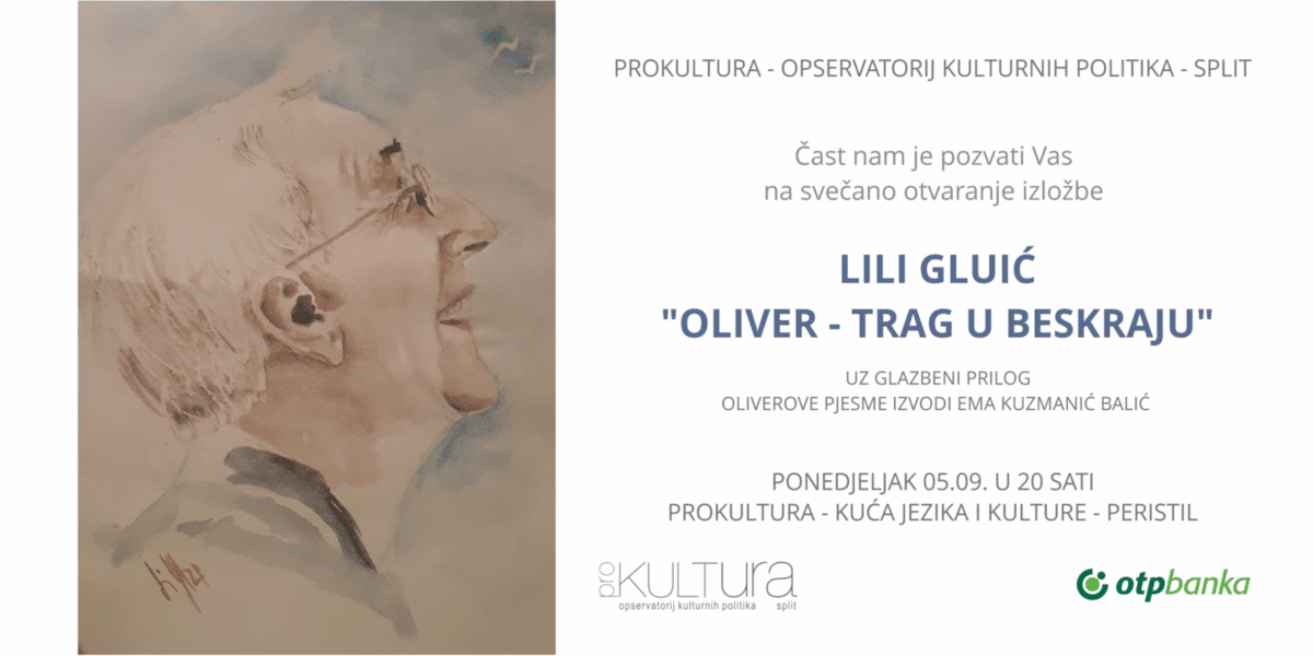 "OLIVER - TRAG U BESKRAJU" U ponedjeljak se otvara izložba Lili Gluić