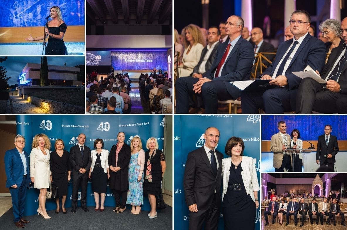 SVEČANOST U SPLITU Splitski ured Ericssona Nikole Tesle proslavio 40. rođendan: "Hrabro ulazimo u nove tehnologije, rastemo u broju zaposlenika i područjima djelovanja"