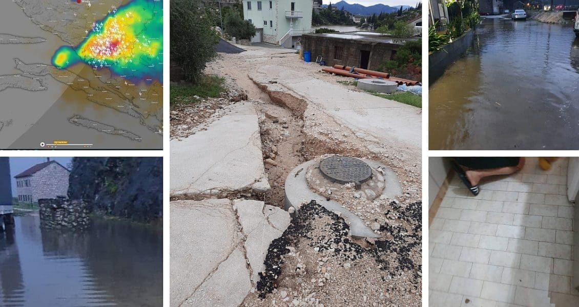 EKSTREMNO NEVRIJEME Ploče u nekoliko sati dobile najveću dnevnu količinu oborine u povijesti mjerenja: "Ispumpavali smo kuće i prostore, ogromna šteta je u jednoj radnji"