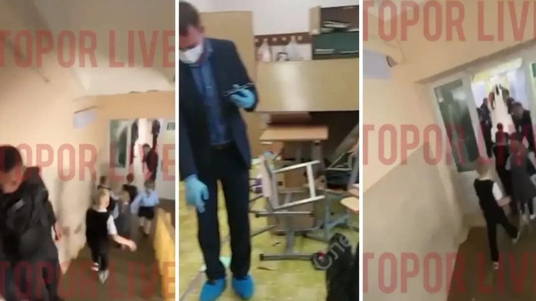 DRAMATIČNE SNIMKE IZ RUSIJE Ubijao je djecu u školi, imao je majicu s nacističkim simbolima