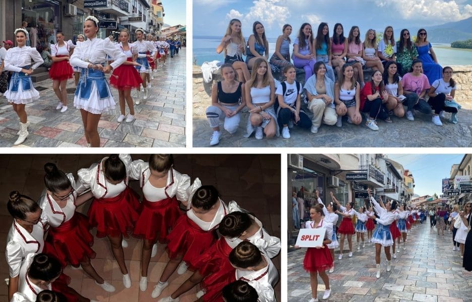 BOJE SPLITA I HRVATSKE U MAKEDONIJI Mažoretkinje iz grada podno Marjana sudjelovale na "Kostoski festivalu" u Ohridu: "Promovirale smo ljepotu svoga grada"