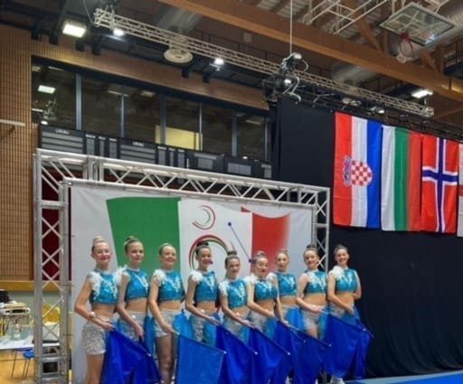 BRILJIRALE U ITALIJI Splitske mažoretkinje na europskom natjecanju osvojile srebrnu medalju