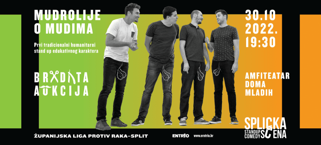 DOĐITE POSLUŠATI „MUDROLIJE O MU*IMA“ - Bradata aukcija i Splicka scena udružili snage