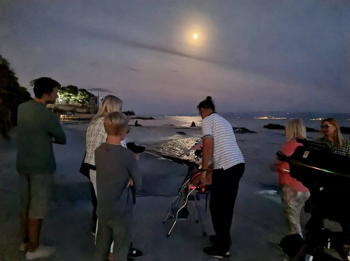 Što su promatrali mladi astronomi sinoć s Bačvica?