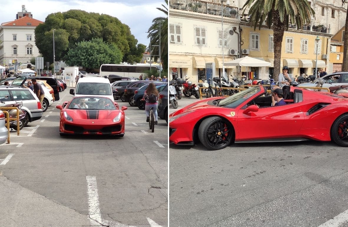 'PLIJENIO' PAŽNJU NA SPLITSKOJ RIVI Nema tko se nije okrenuo za luksuznim limenim ljubimcem kojeg je vlasnik parkirao tik uz Rivu