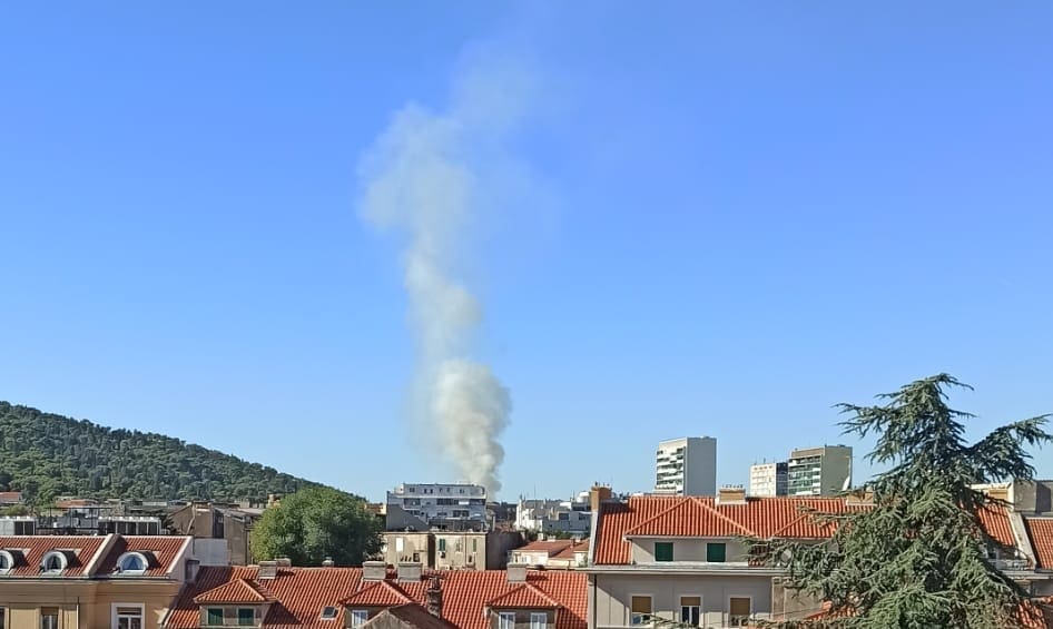 GUSTI DIM IZNAD SPLITA Zapovjednik: "Nema razloga za zabrinutost"