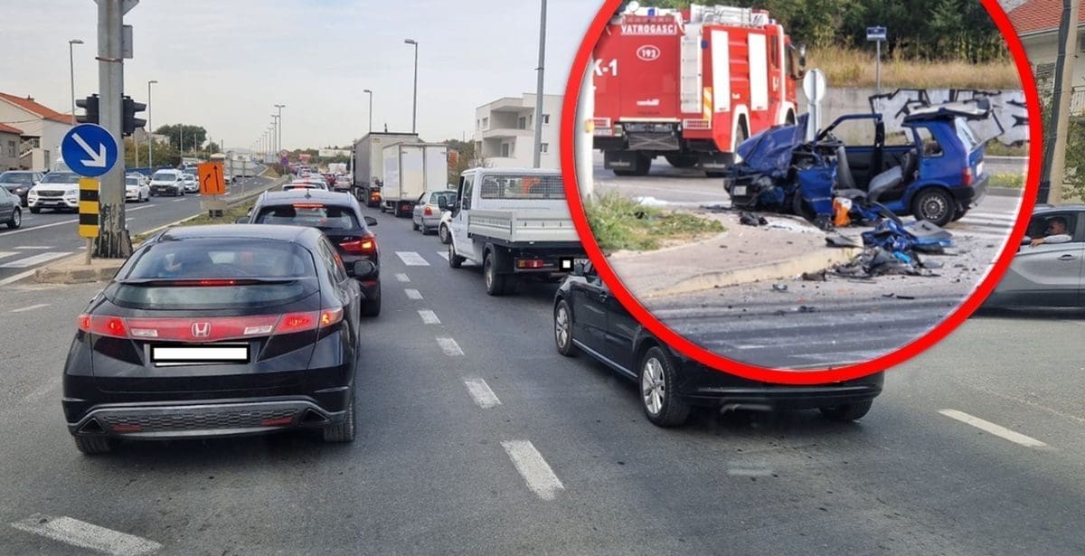 NESNOSNE GUŽVE U KAŠTELIMA Nakon teške prometne nesreće nastao kaos na cestama: Policija poslala važnu obavijest vozačima!