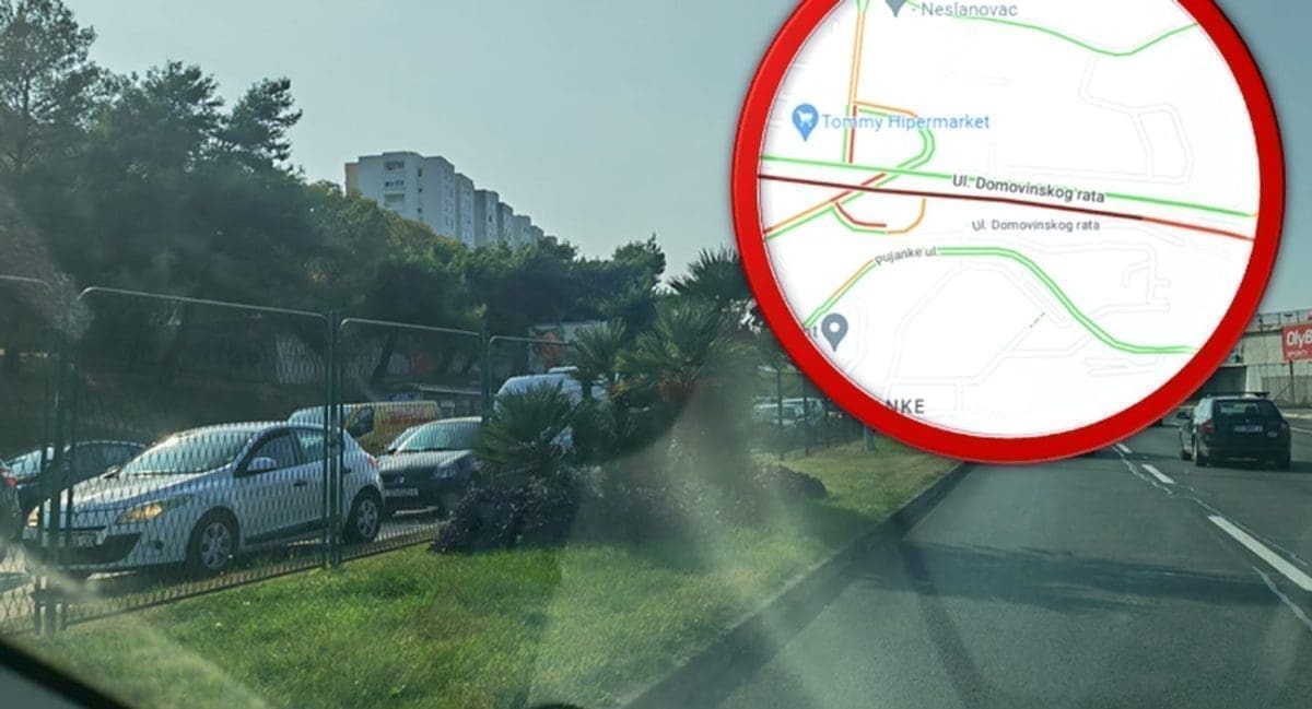 NESNOSNE GUŽVE NA IZLAZU IZ SPLITA Prometna nesreća prouzročila dodani kaos, kolone su kilometarske: "Neka vozači budu oprezni"