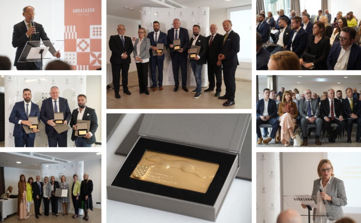 SVEČANOST U HOTELU AMBASADOR Nagrađene najuspješnije tvrtke Splitsko-dalmatinske županije u 2021. godini