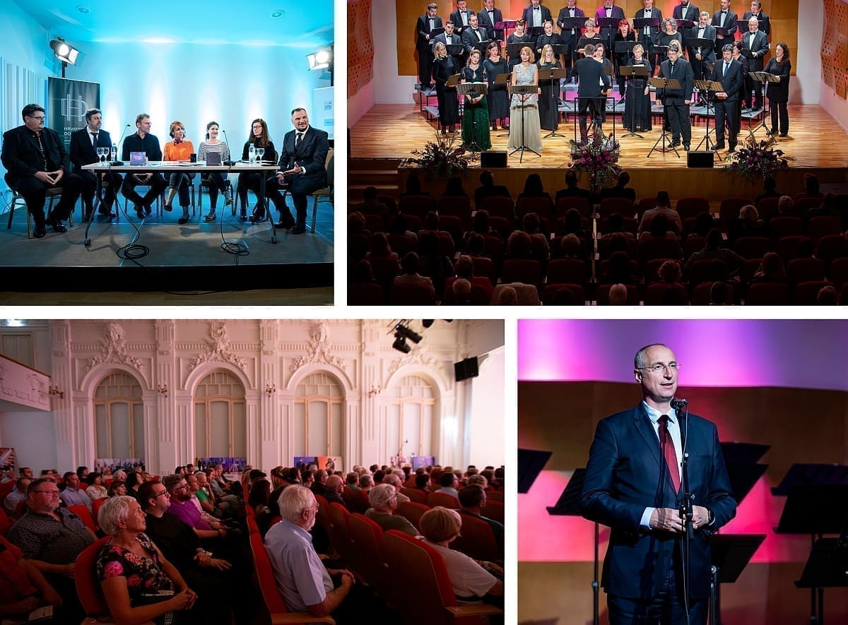 PULJAK OTVORIO NOVU KONCERTNU SEZONU HRVATSKOG DOMA SPLIT Ovacije nakon izvedbe Hrvatske mise u d-molu