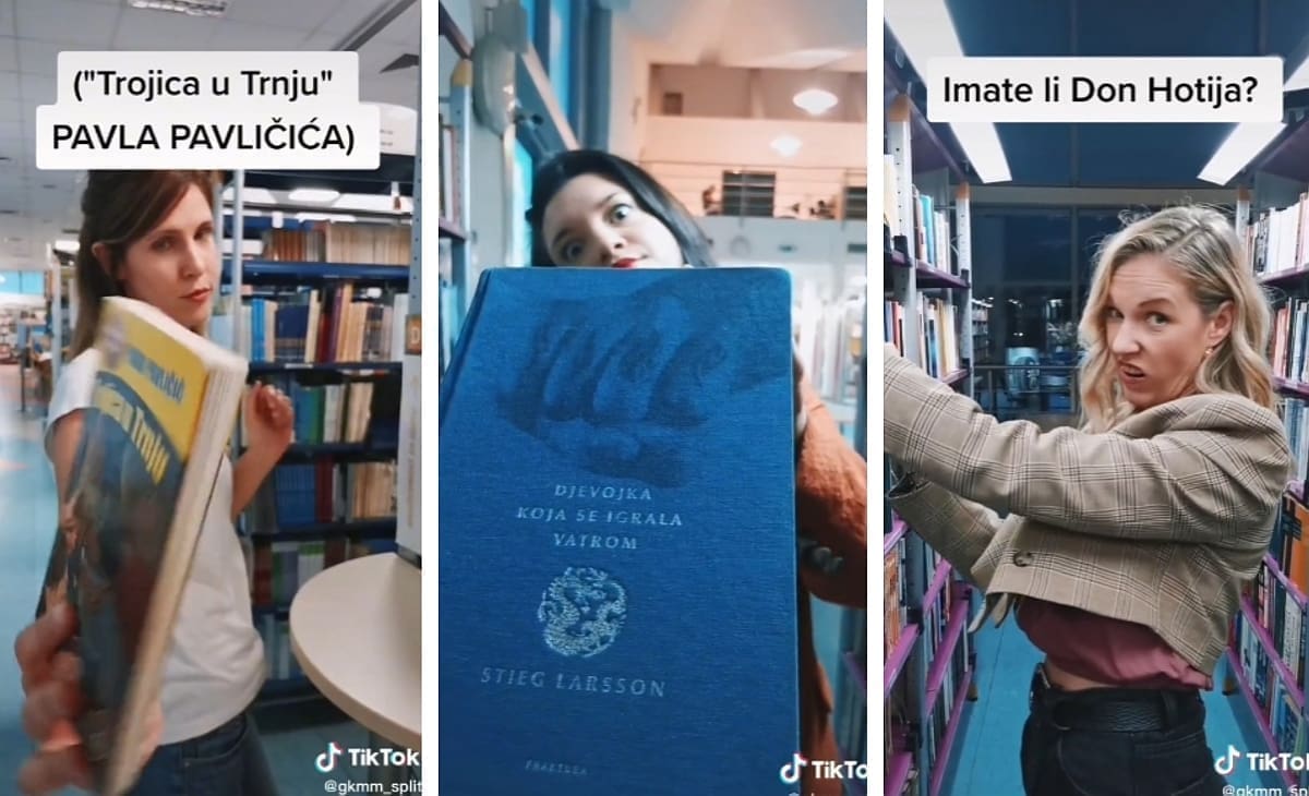 POSTALE HIT NA TIK TOK-u Splitskim knjižničarkama "prekipjelo": Snimile najčešće iskrivljene nazive knjiga