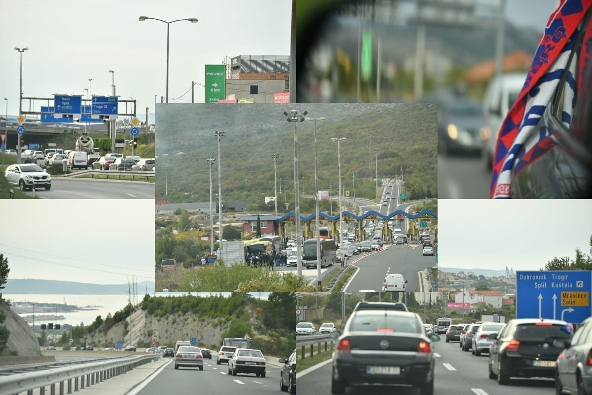 OGROMNE GUŽVE Najgore je na rotoru, policija u Dugopolju čeka gostujuće navijače