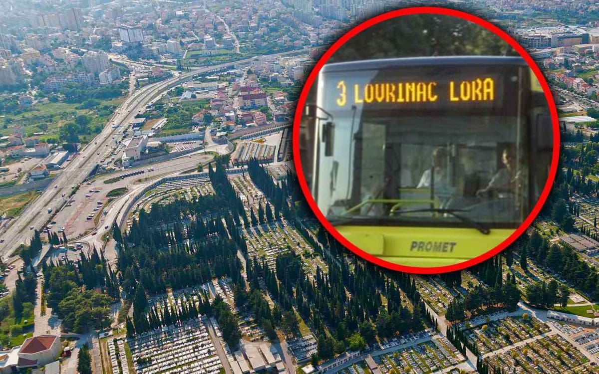 Splićani, evo kako će prometovati autobusi prema Lovrincu uoči i na blagdan Svih svetih