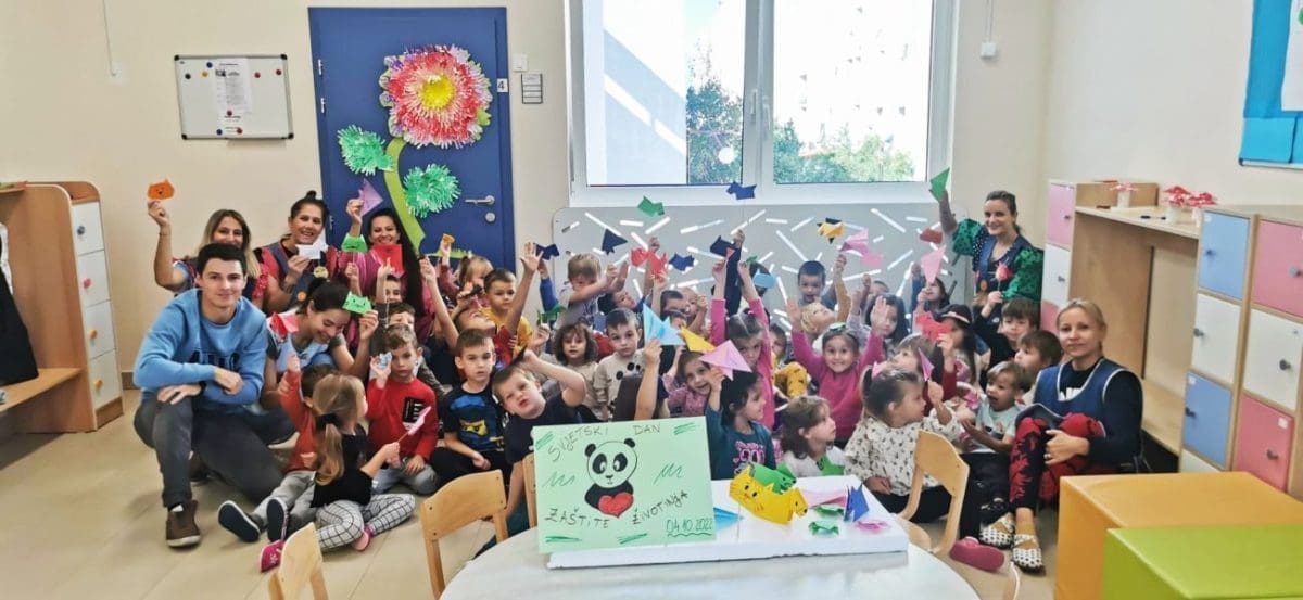 MEŠTRI O TEHNIKE S VRTIĆKOM DJECOM Održana origami radionica: "Nastavljamo dalje s tehničkim pustolovinama"